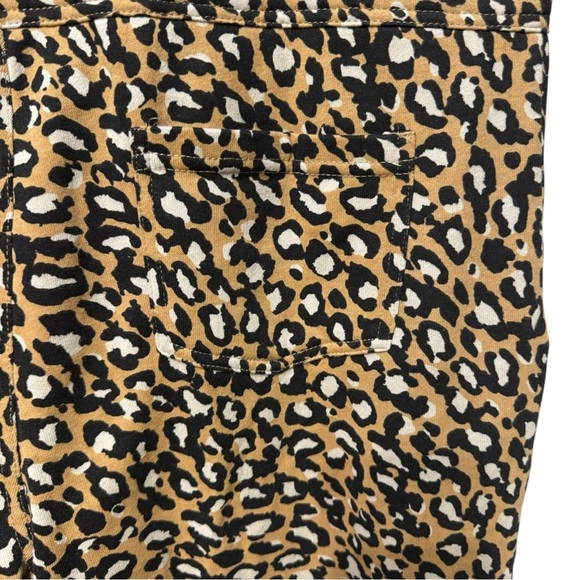 NWOT Venus Cheetah Print Relaxed Fit Overalls Jumpsuit Loungewear Size M - Picture 4 of 5